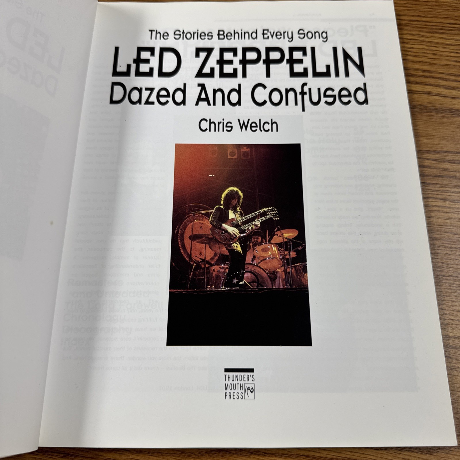 Led Zeppelin Dazed and Confused Stories Behind Every Song Chris Welch Book 1999