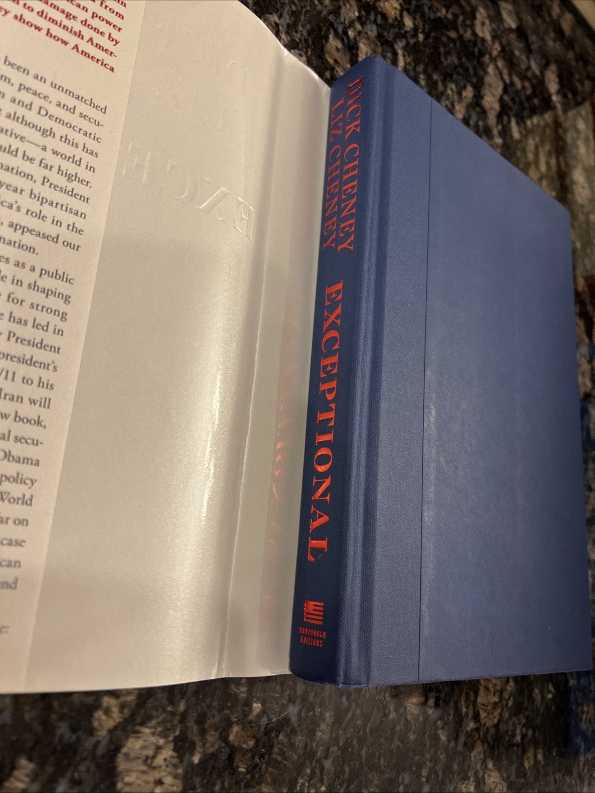 Exceptional By Dick & Liz Cheney 1st ED/Print Bush January 6th Select Committee