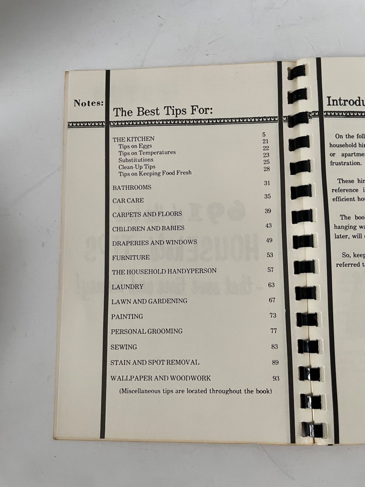 691 0f the BEST HOUSEHOLD TIPS -that save time and money 8 1/2 x 5 3/4 inches