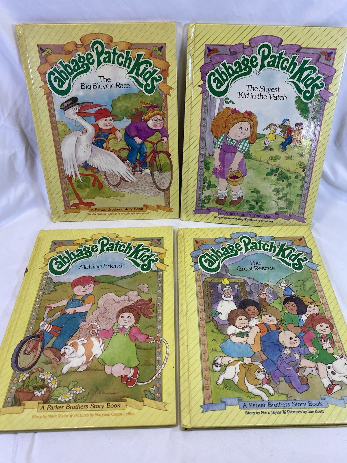 Vintage Lot Of 4 – 1984 Cabbage Patch Kids Hardback Children’s Books