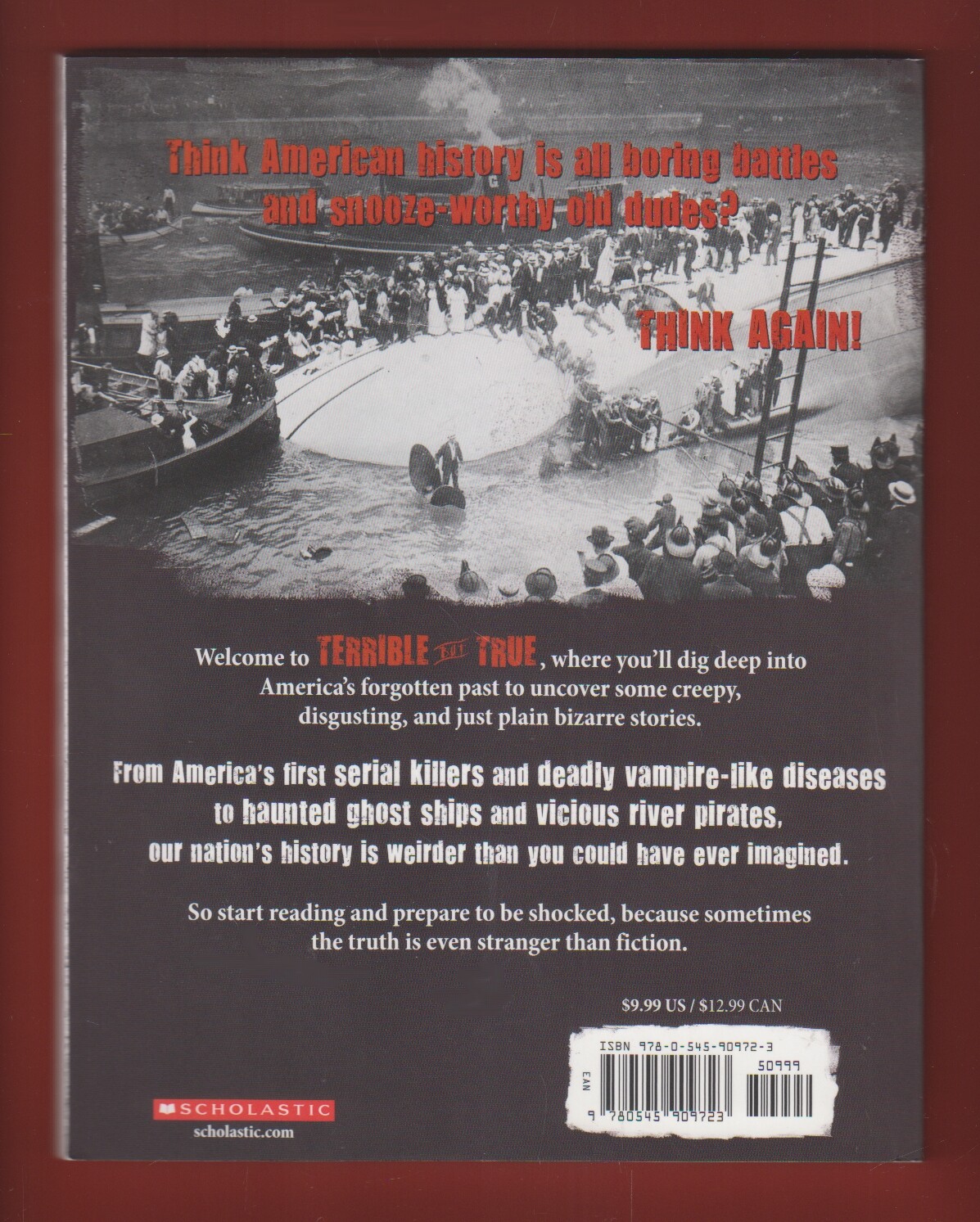 Terrible but True: Awful Events in American History by Dinah Williams (2016)