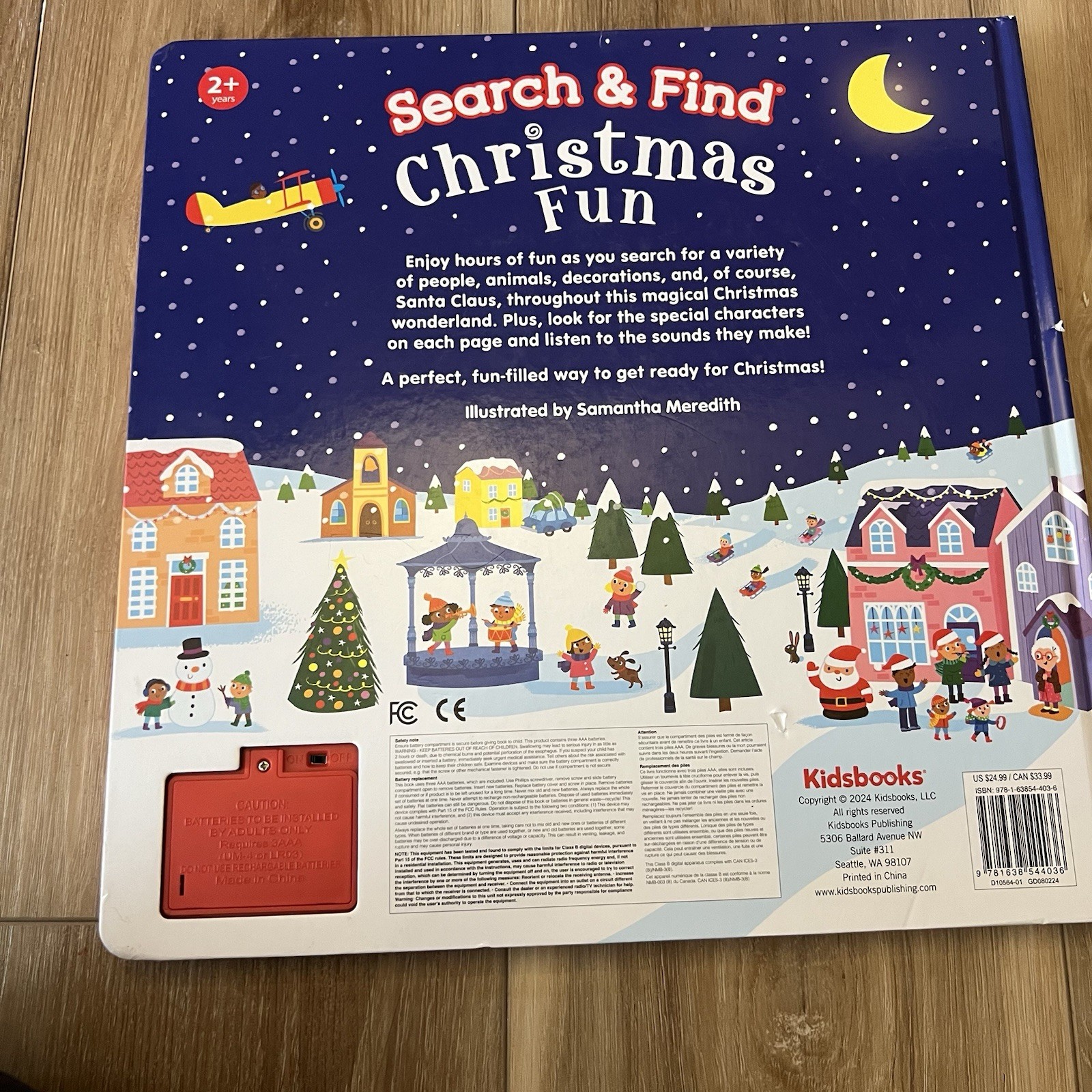 Search & Find Christmas Fun Sound Book – 30 Interactive Buttons – Tested/Works!