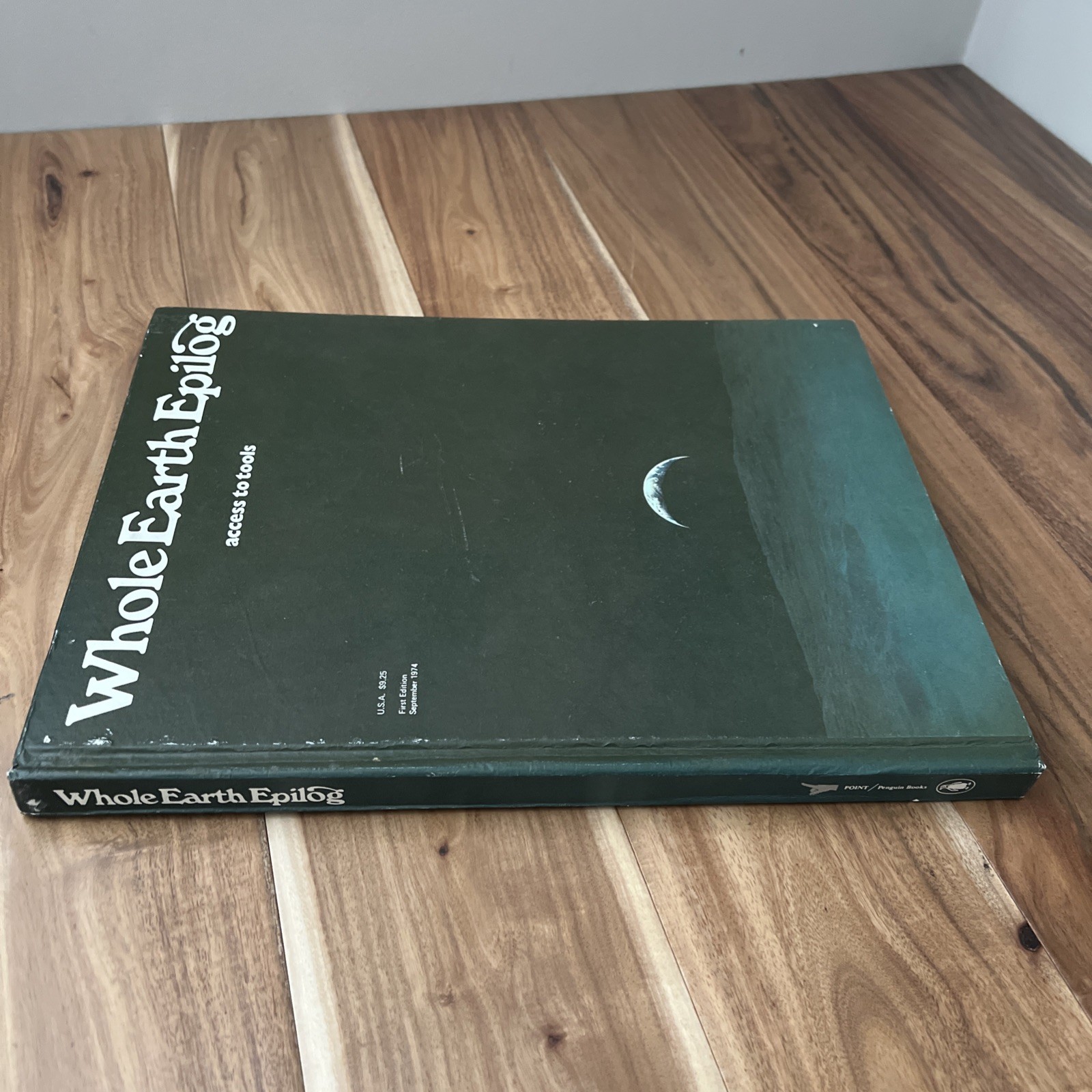 Whole Earth Epilog 1974 Jobs Stay Hungry Stewart Brand RARE Hardcover edition