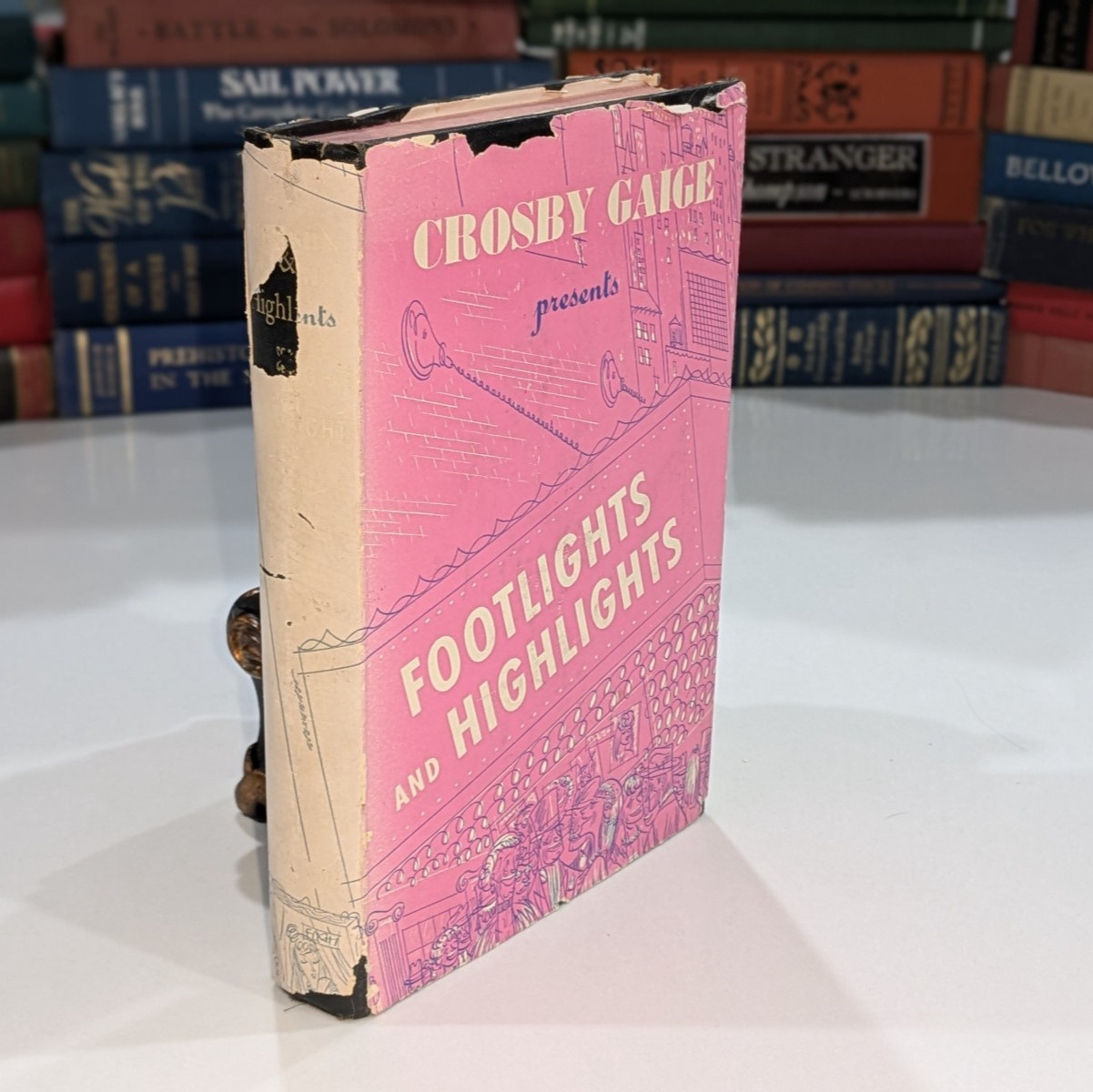 Footlights and Highlights – Crosby Gaige | 1948 | 1st Ed | HC, DJ – SCARCE