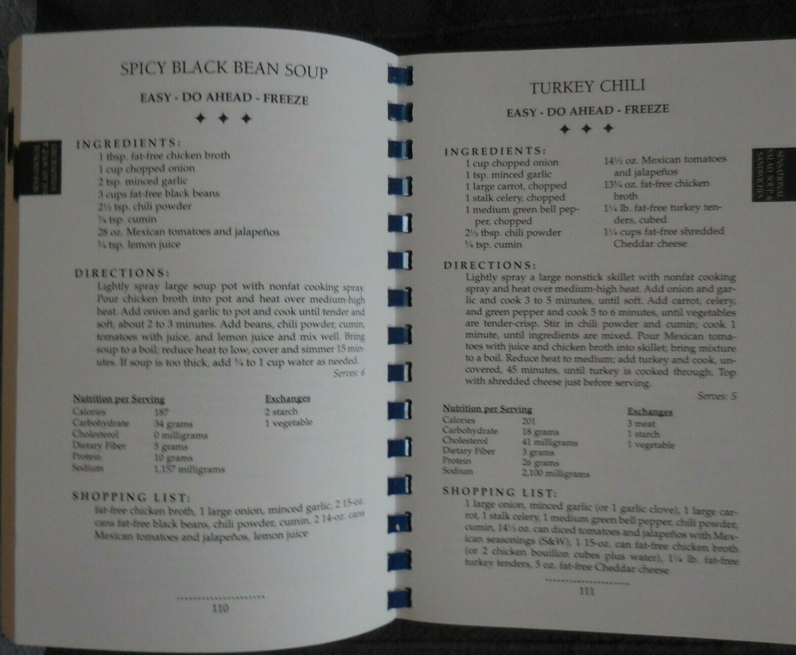 The Fat Free Living Super Cookbook, Recipes, Spiral Bound, 444 Pages, like new
