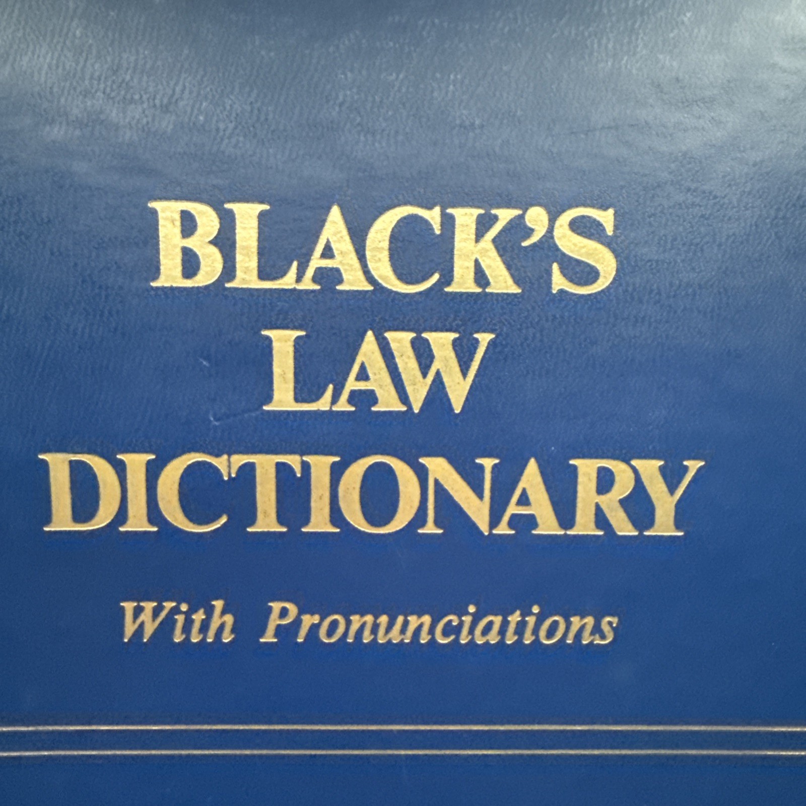 Black’s Law Dictionary with Pronunciations 5th Edition Hardcover