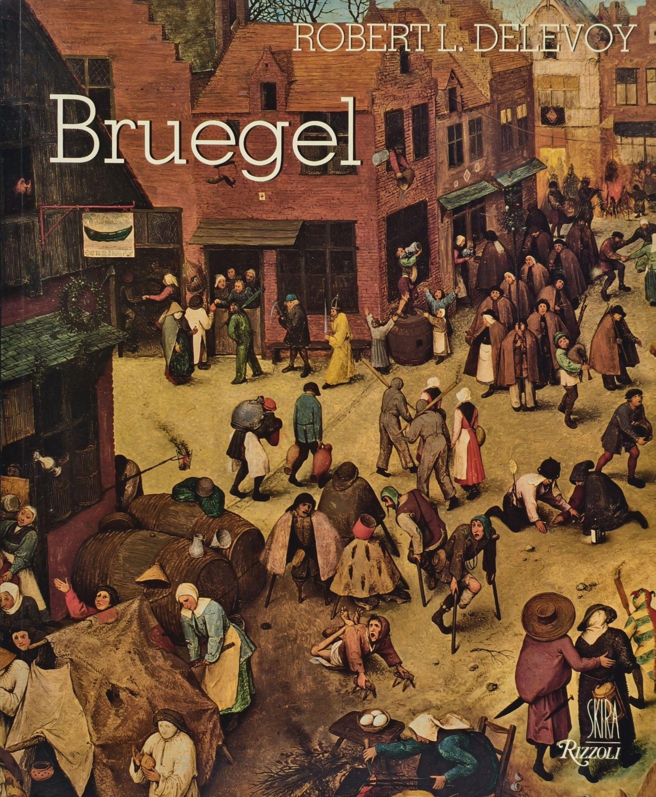 Bruegel By Robert L. Delevoy Paperback Illustrated Rizzoli 1990 Black Art