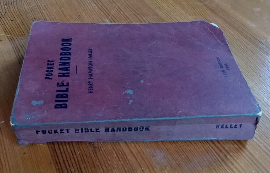 Pocket Bible Hand Book by Henry Hampton Halley (16th Edition 1944 Unmarked)