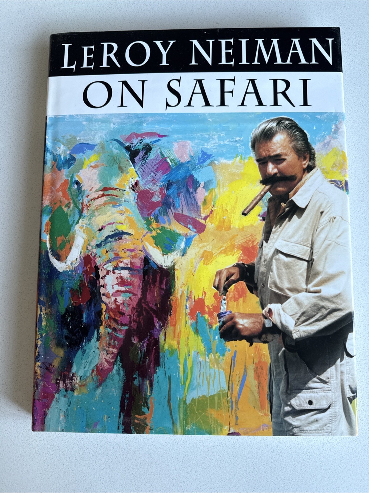 Leroy Neiman On Safari 1997 SIGNED First Edition Hardcover