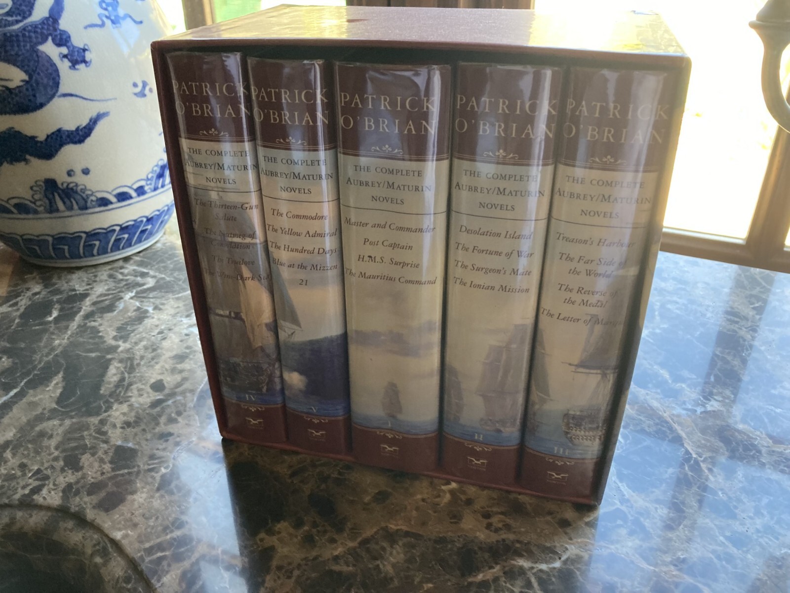THE COMPLETE AUBREY/MATURIN NOVELS BY PATRICK O’BRIAN 5 BOXED SET