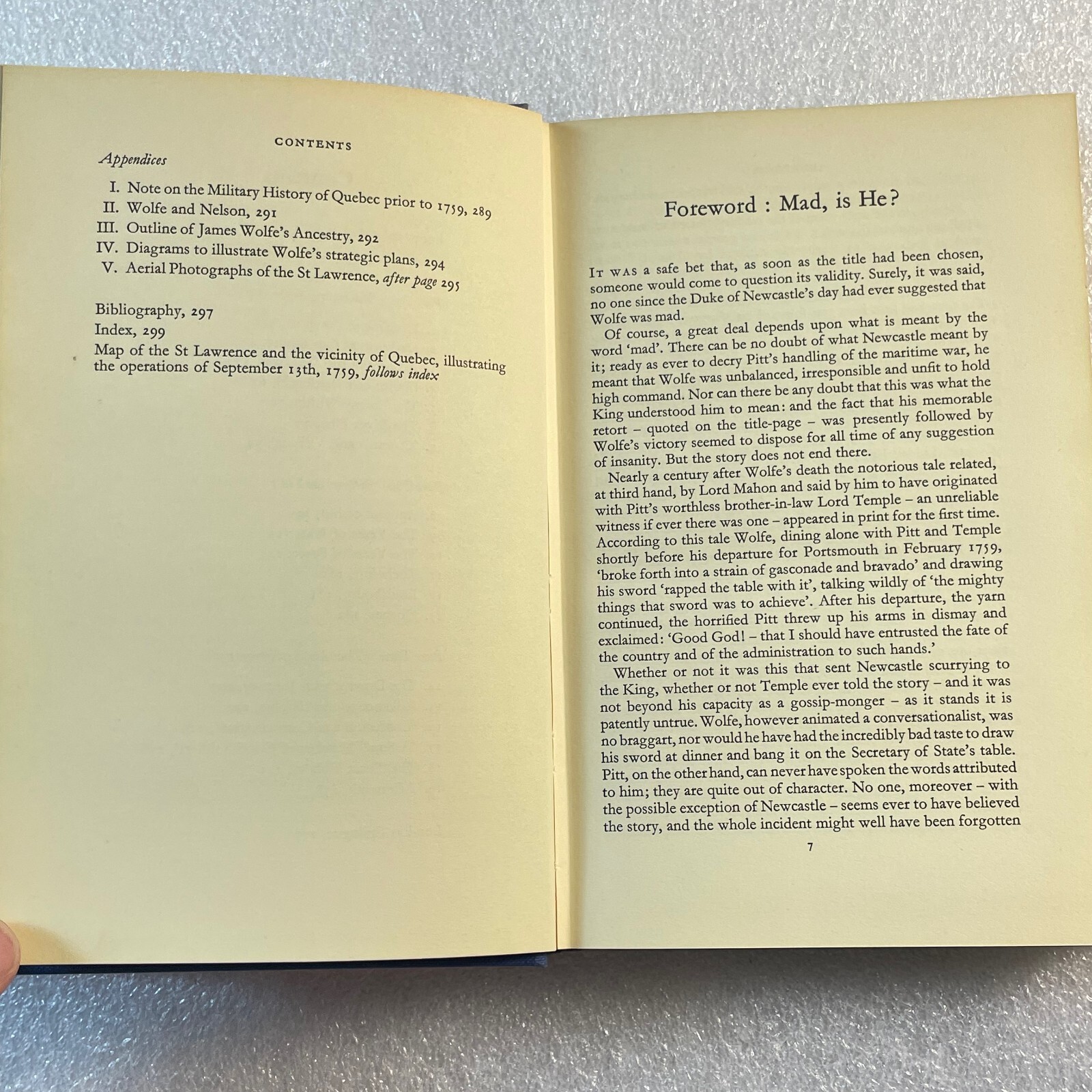 Mad, Is He? : The Character and Achievement of James Wolfe SIGNED Grinnell-Milne