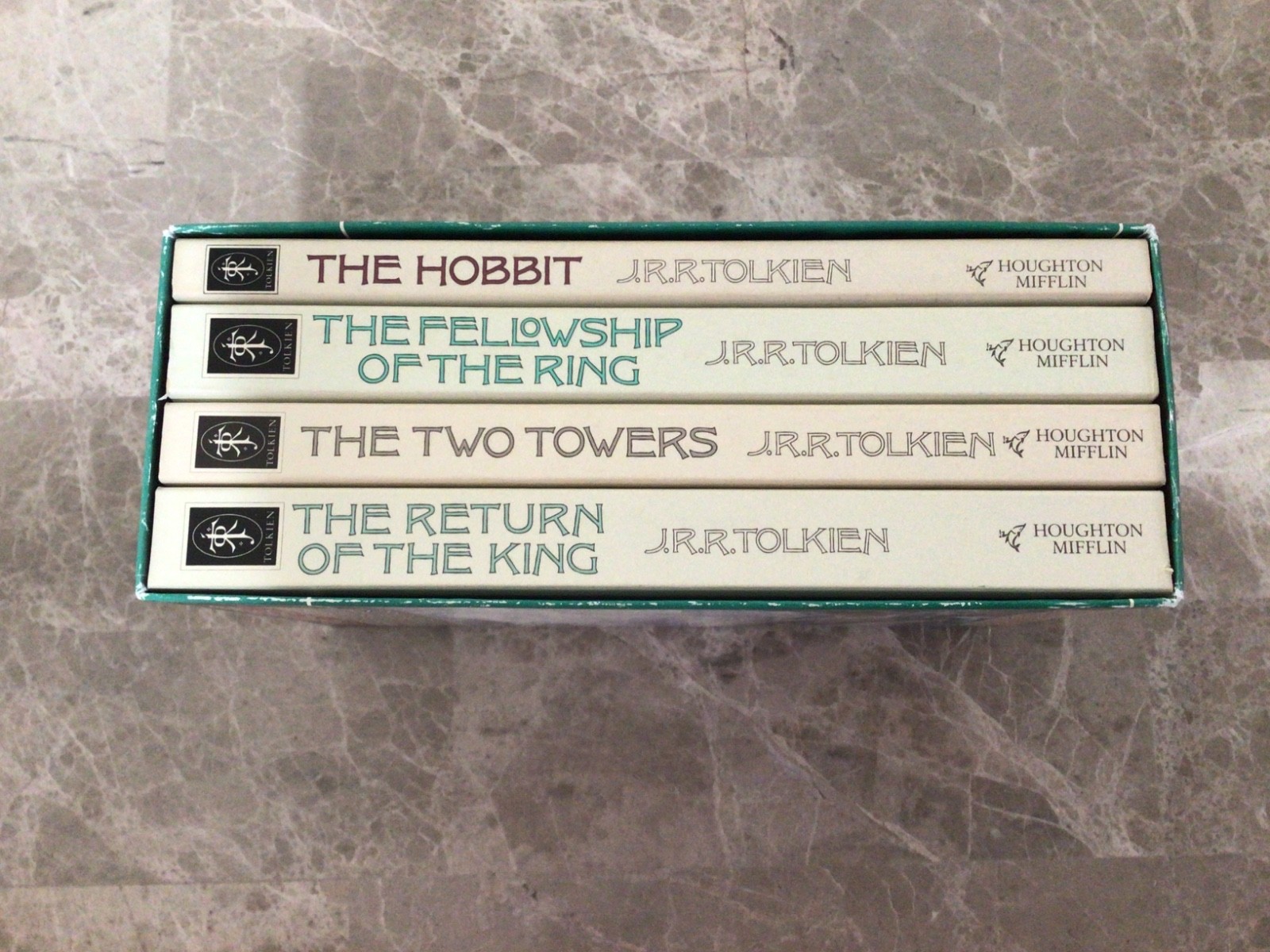 The Hobbit And The Lord Of The Rings By J.R.R. Tolkien Boxed Books Set Of 4