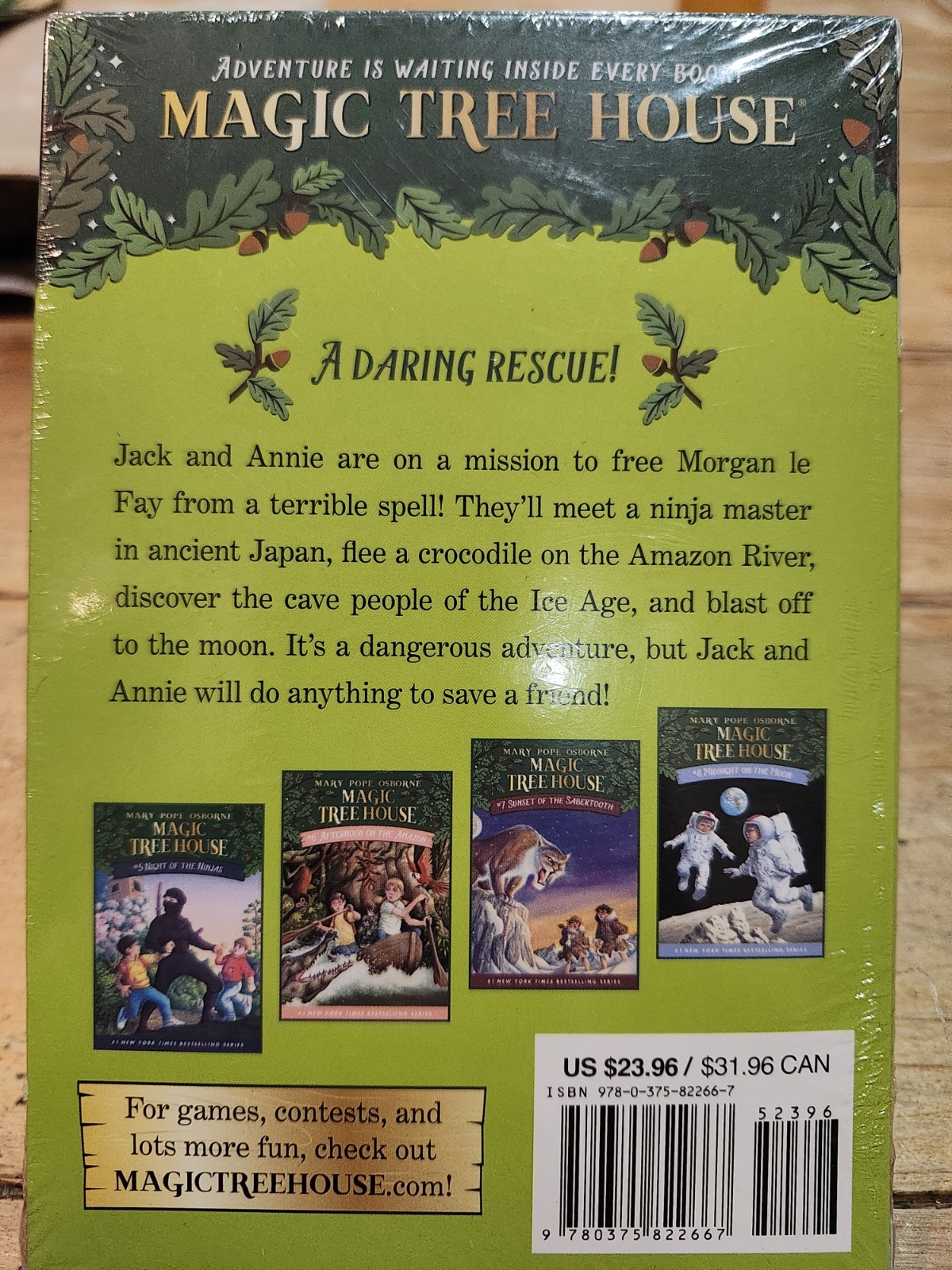 Magic Tree House Books 5-8 Boxed Set by Mary Pope Osborne (New in box; sealed)