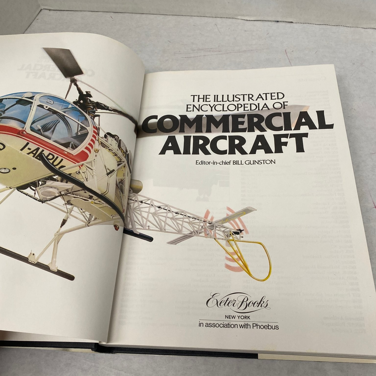Illustrated Encyclopedia Commercial Aircraft Bill Gunston 1983 Aviation Exeter
