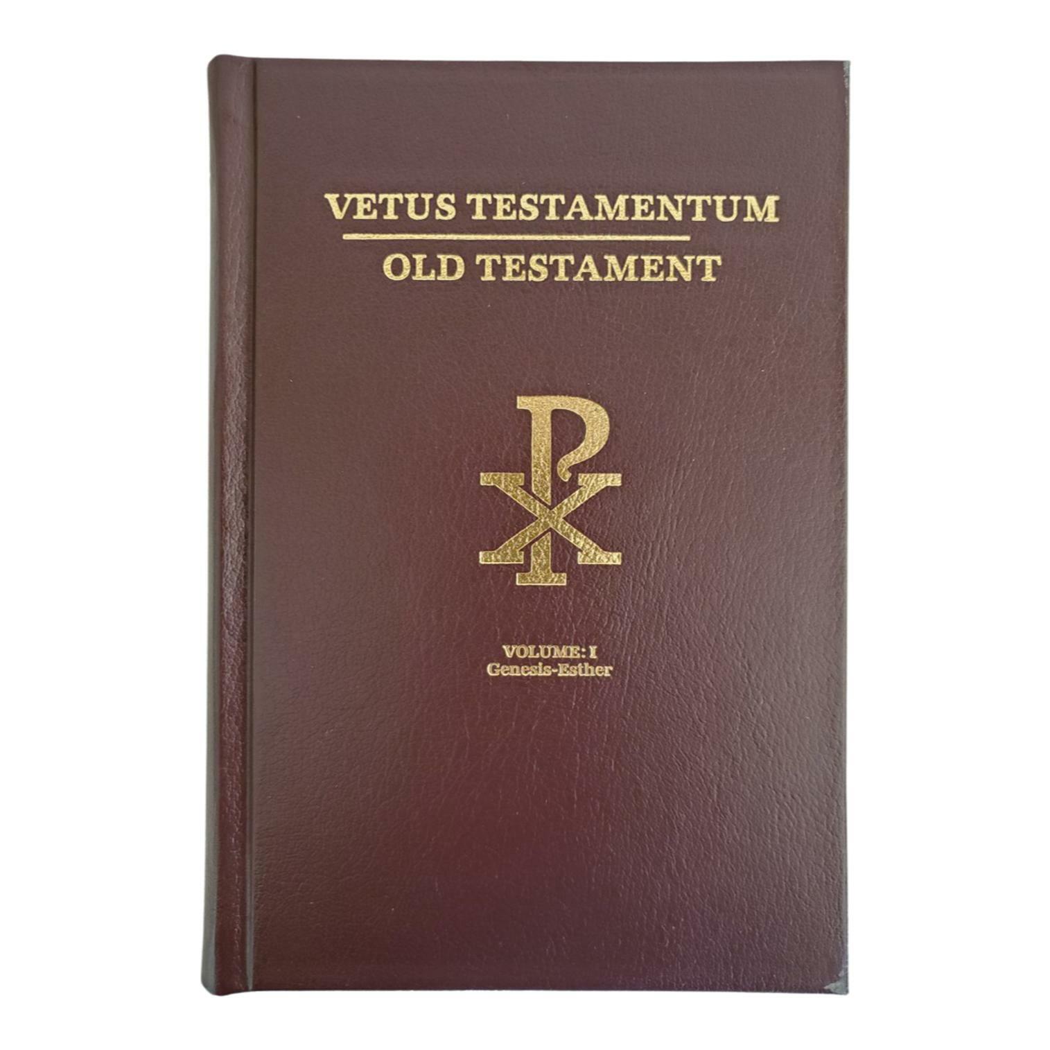 Bible Latin/English The Old Testament Volume 1 Vulgate & Challoner Rheims