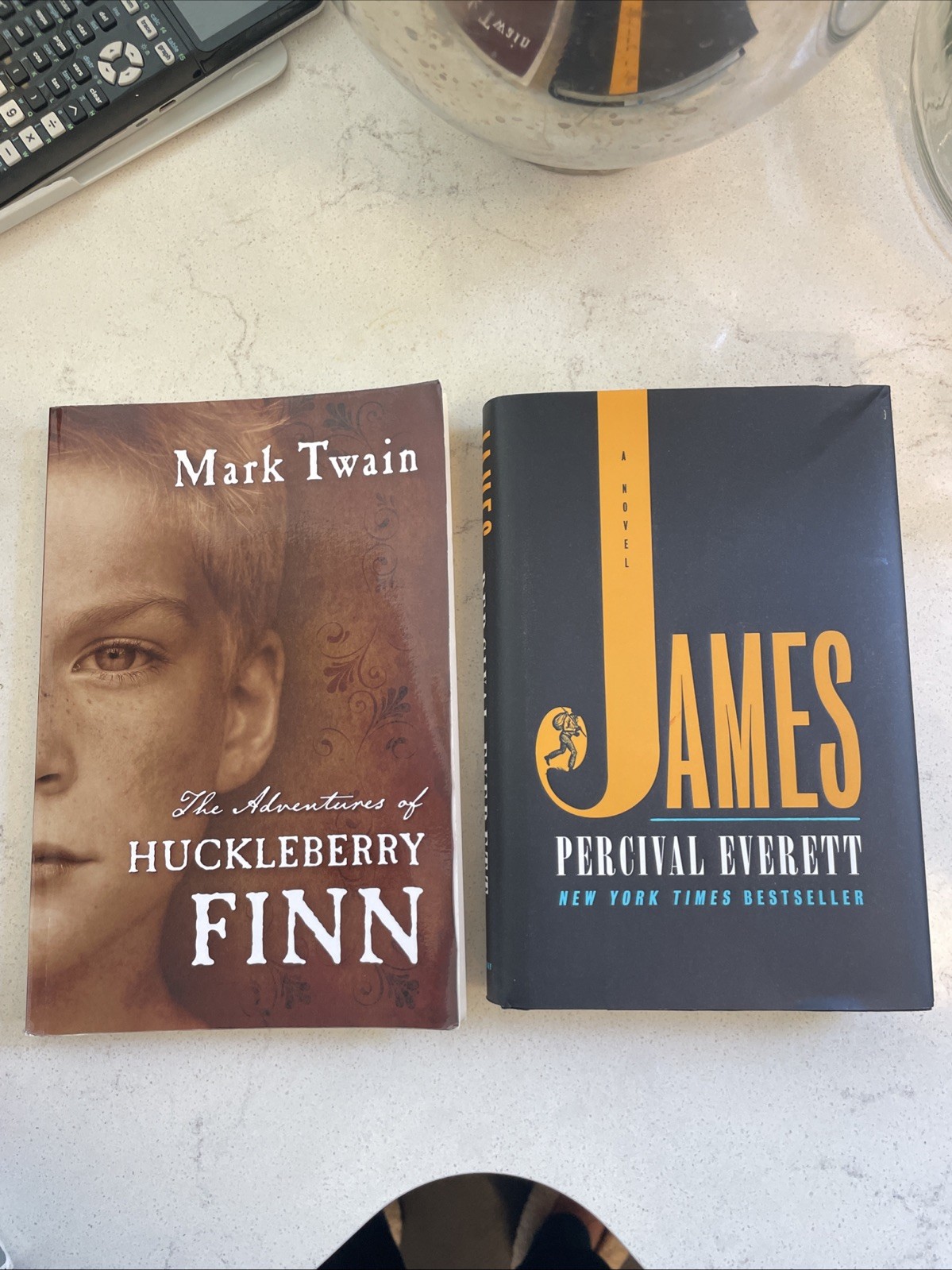 Lot: Huckleberry Finn Mark Twain & James (Pulitzer Prize Winner Percival Everett