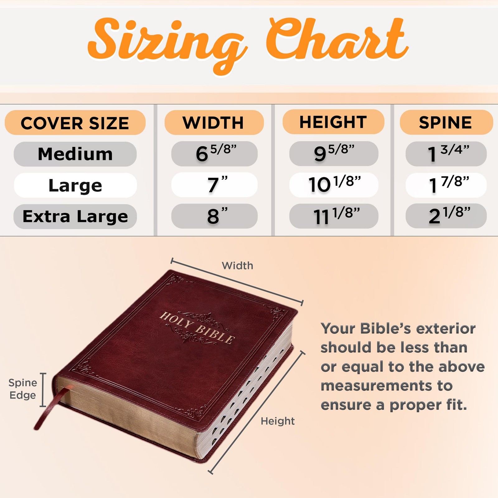 Fashion Vegan Leather Bible Cover Case for Women: Strength & Dignity Gold Ins…