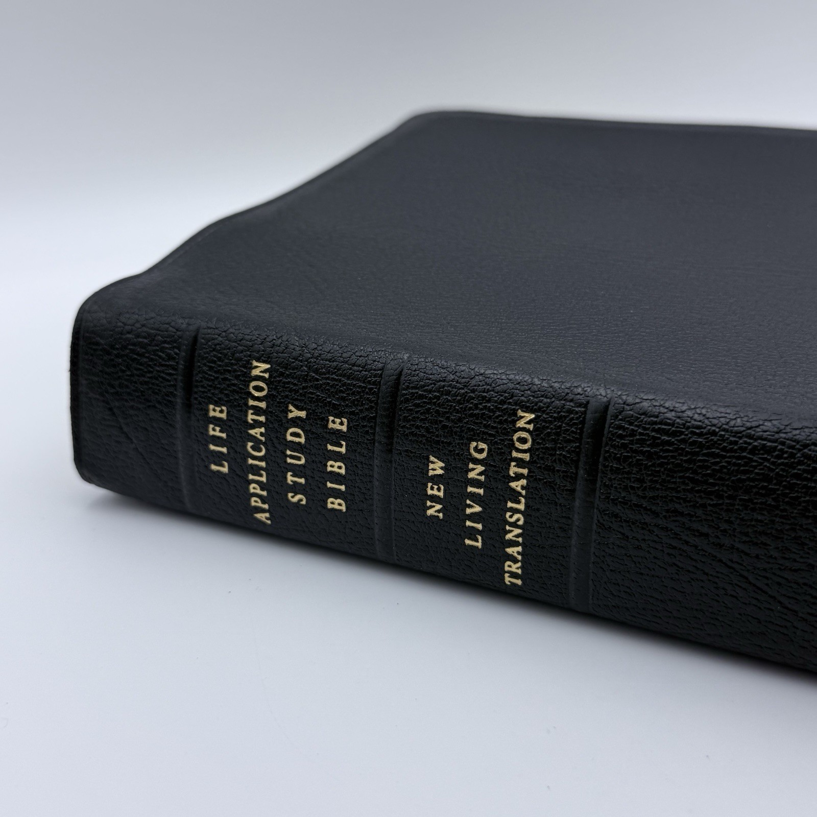 LIFE APPLICATION STUDY BIBLE NEW LIVING TRANSLATION NLT Leather Cover Tyndale