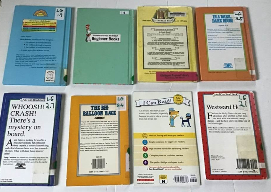Lot 8 Early Reader I Can Read Books Children Level 1 First HB PB Pete Cat Arthur