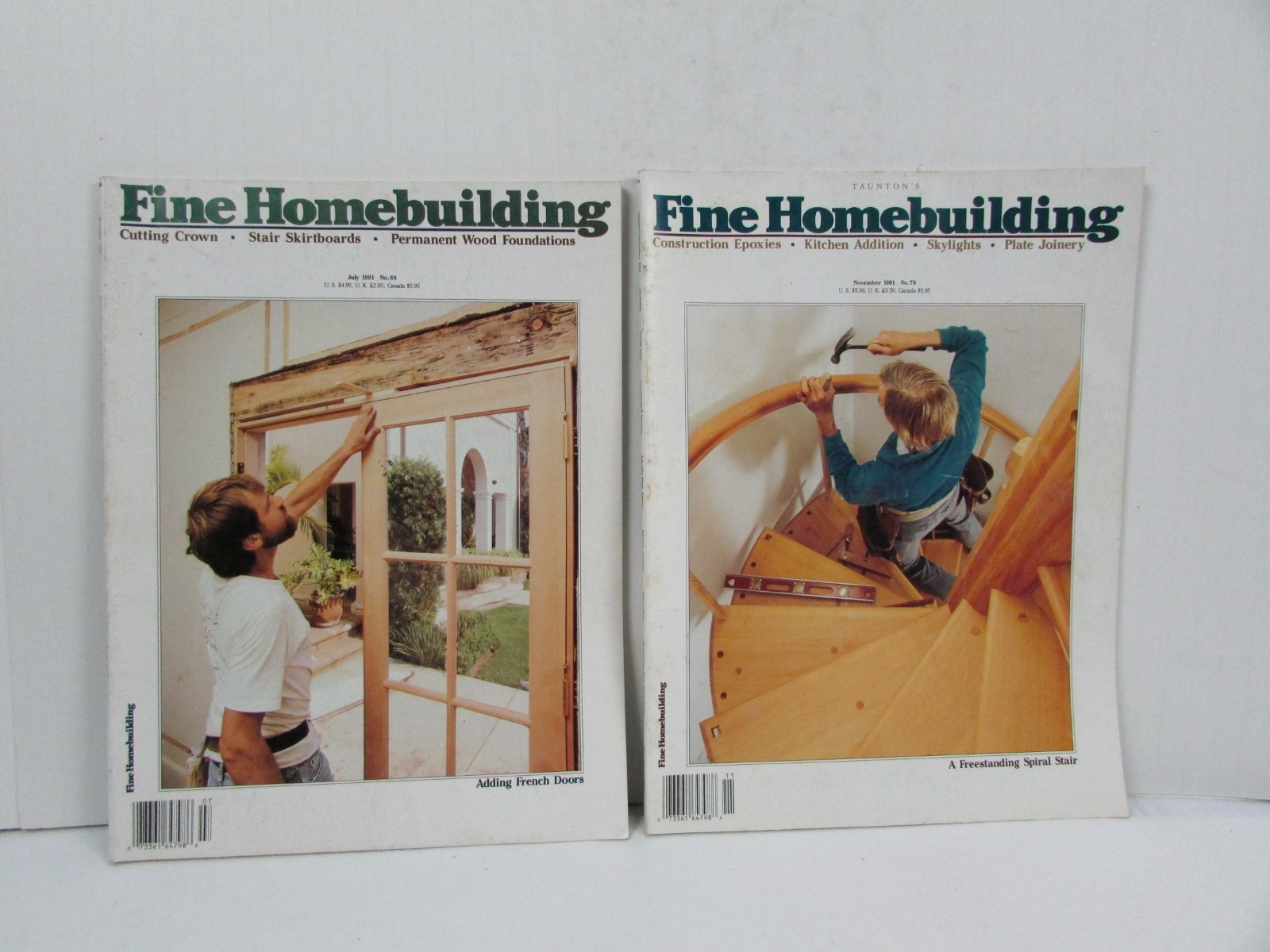 Vintage Fine Homebuilding Magazines Lot of 13 – Issues from 1991, 1992, 1993
