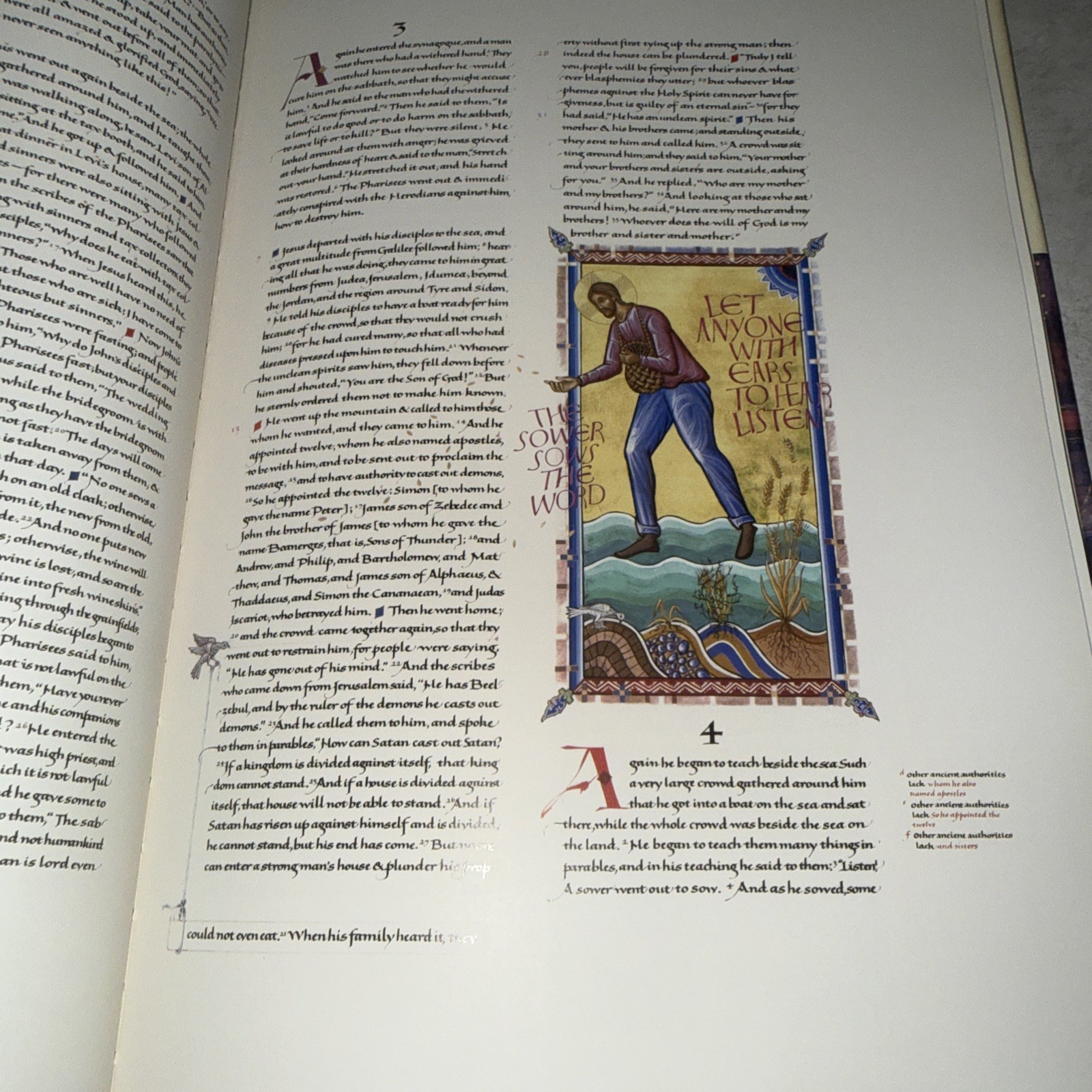 Gospels & Acts The Saint John’s Bible Hardcover 2005 Church God Art Illustrated