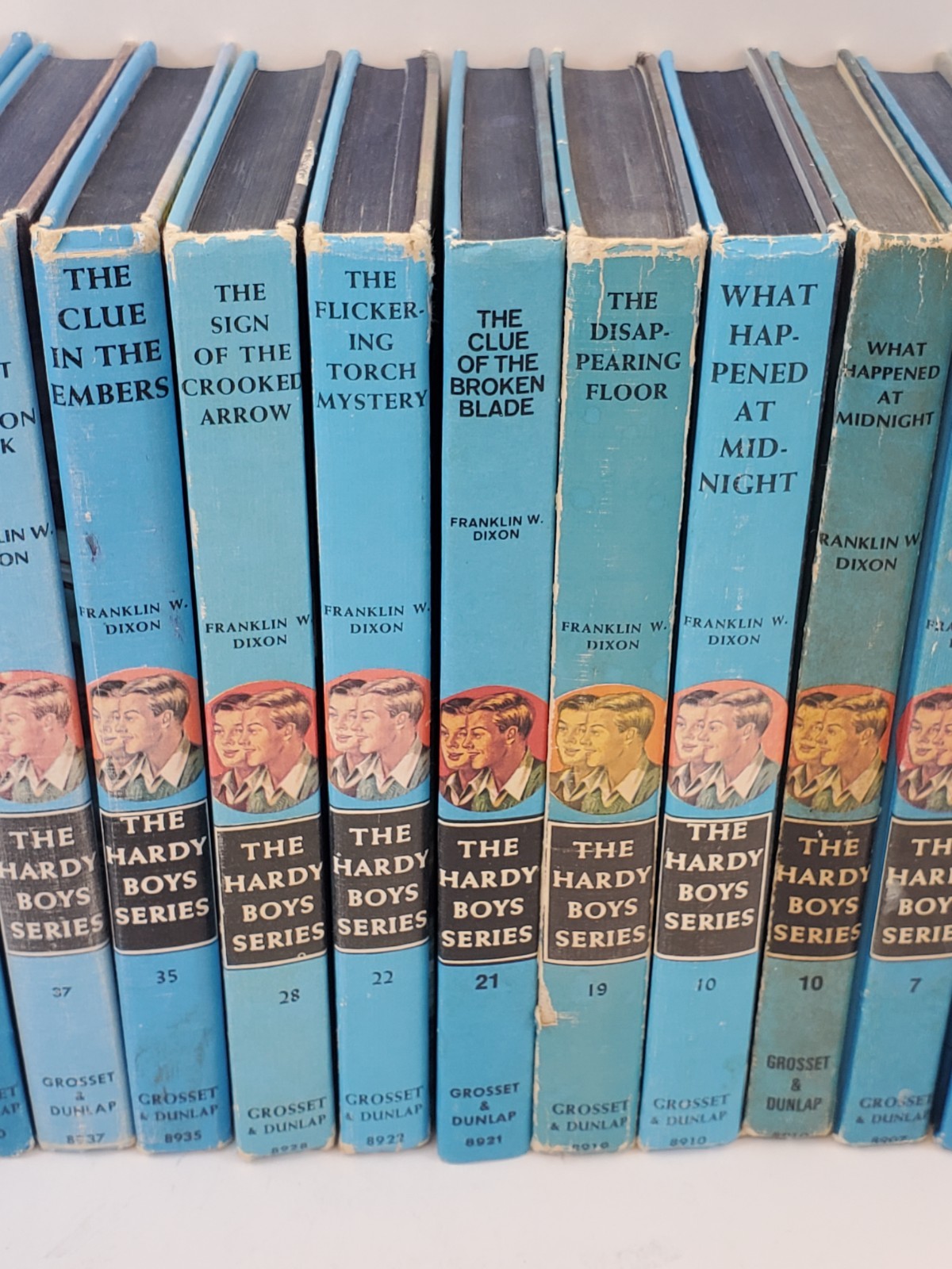 The Hardy Boys Series Books Lot Of 14 1931-1967 Miscellaneous Volumes Read Desc