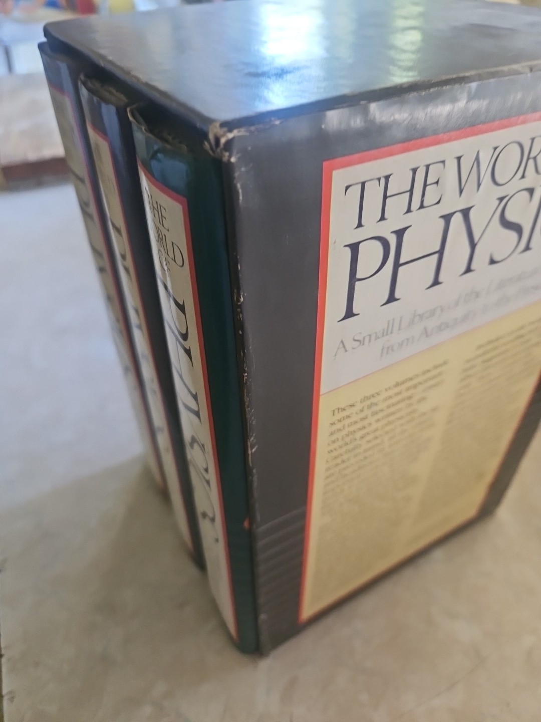 Jefferson Hane Weaver THE World Of Physics 3 Vol Set 1st Ed HC DJ VG Cond H1