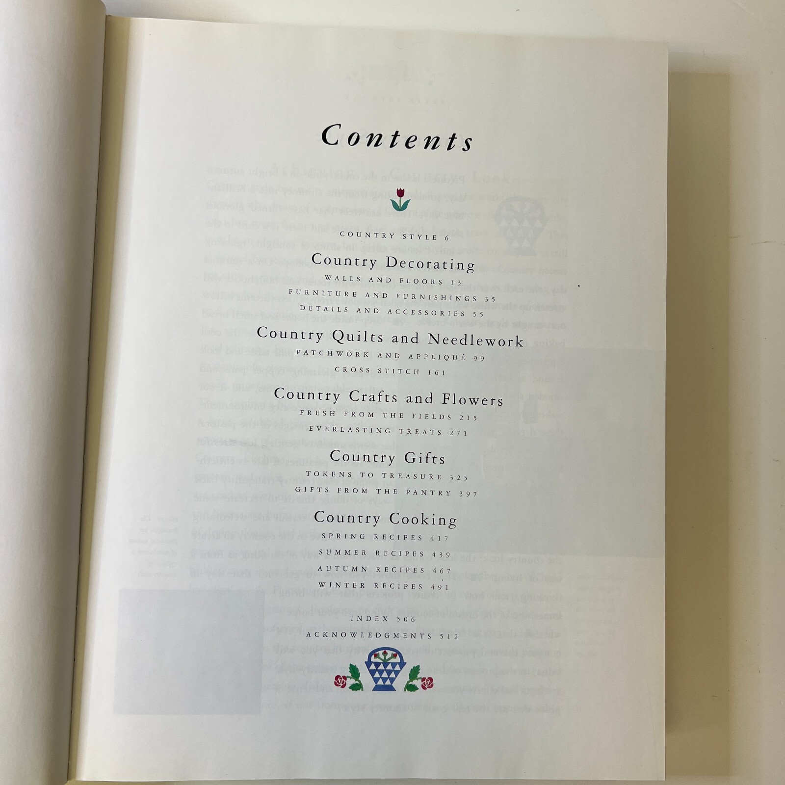Country Crafts, Cooking, Decorating, Flowers (1997) by Anness Publishing Ltd.