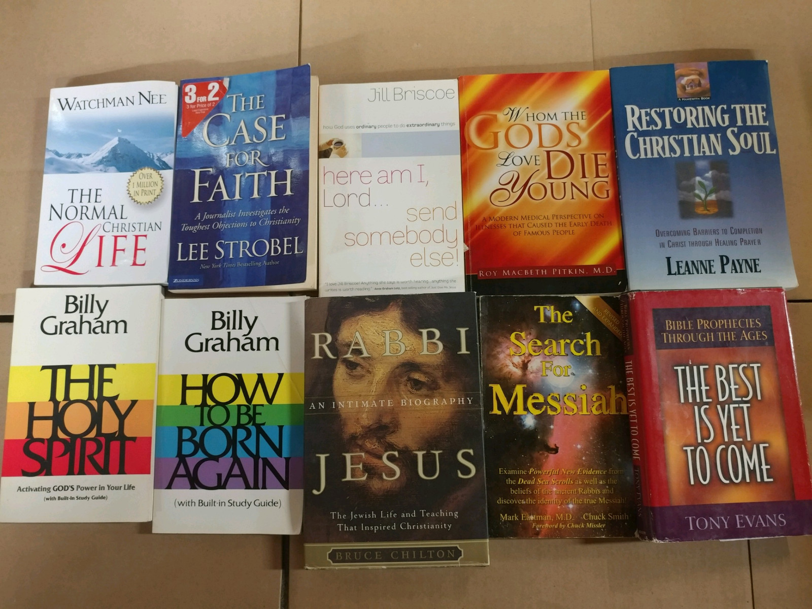 Lot of 10 Pounds LB Christian Prayer Bible Jesus Theology Story Book RANDOM*MIX