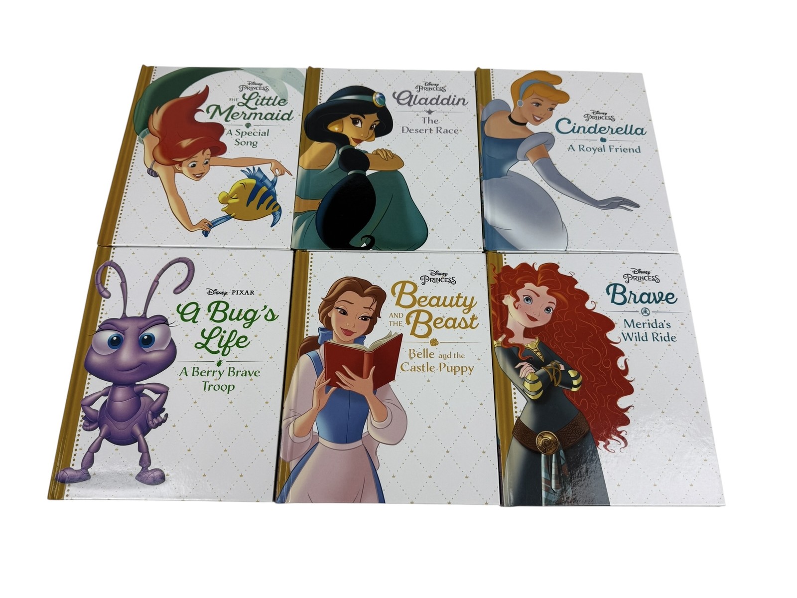 Disney Princess 5-Minute Stories Book Set 12-Book Collection Box Set Hardcover