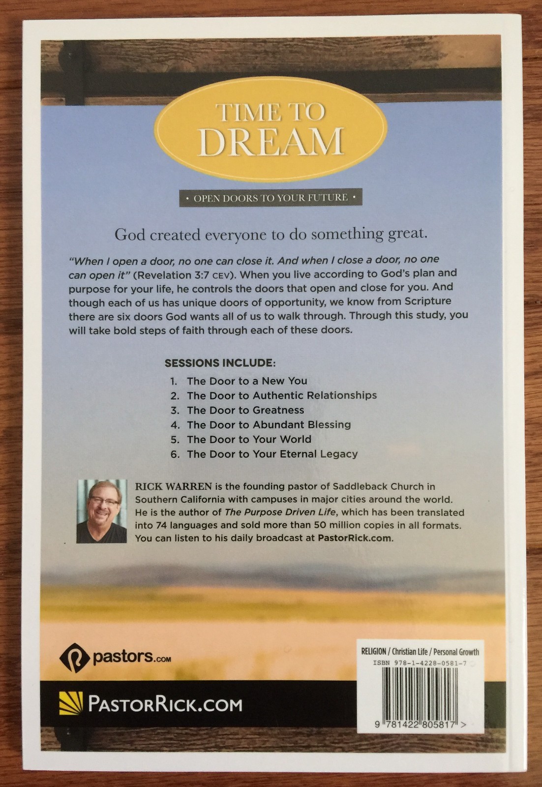 Time To Dream: Open Doors to Your Future – Study Guide by Rick Warren (2020)