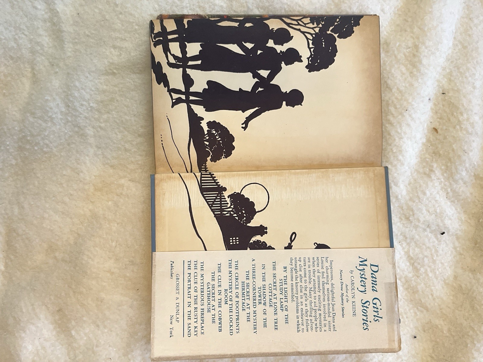 Nancy Drew Mystery Stories The Whispering Statue HC Illus Tandy Grosset 1937