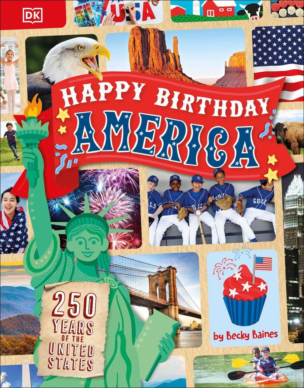 Happy Birthday America by Becky Baines Paperback Book