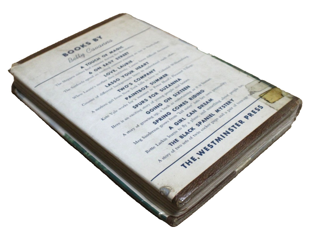 GOING on SIXTEEN by Betty Cavanna – The Westminster Press 1946 HCDJ