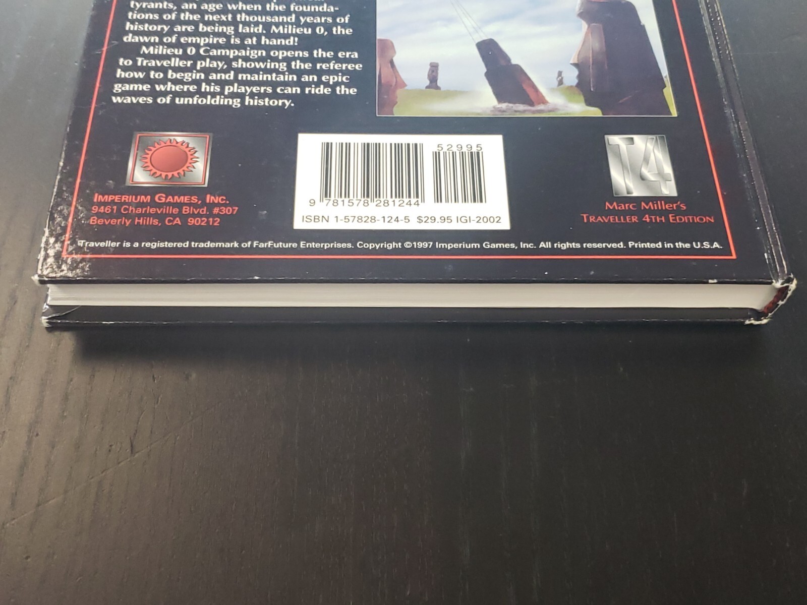 Marc Miller’s Traveller MILLIEU O CAMPAIGN 4th Edition Hardback