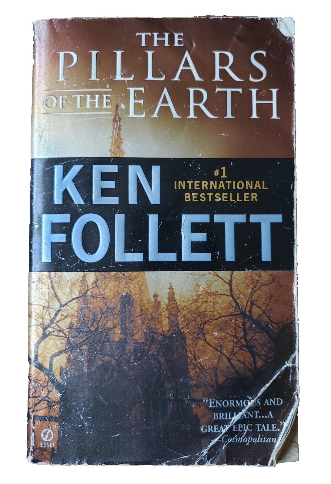 The Pillars of the Earth by Ken Follett 1990 Paperback Historical Fiction
