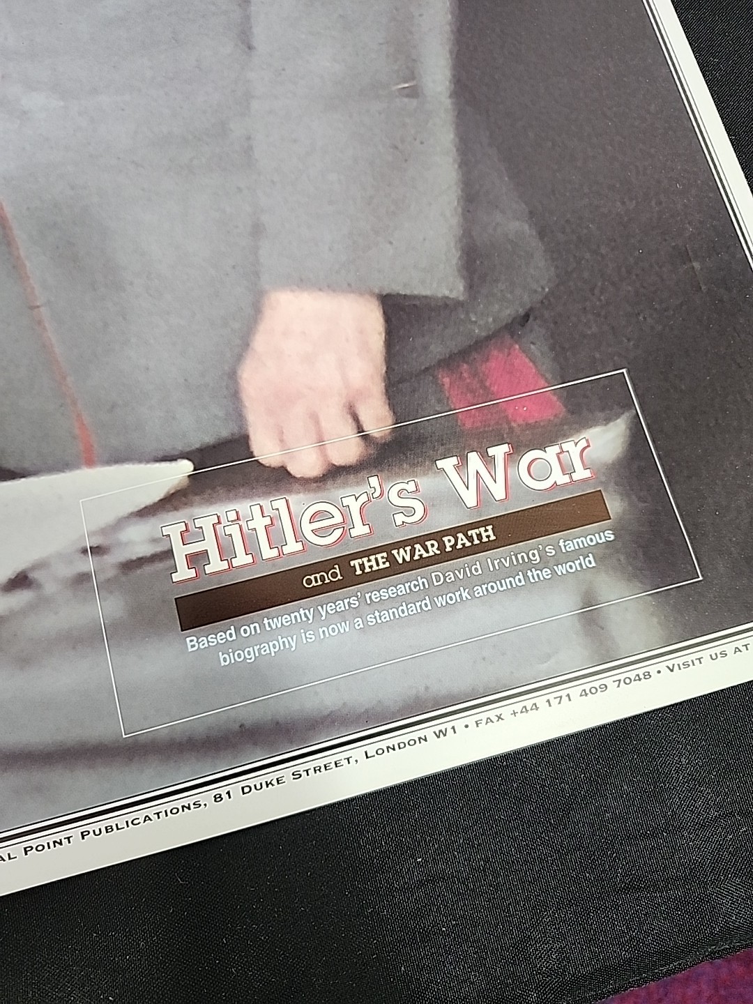 David Irving Hitler WW2 Poster Picture