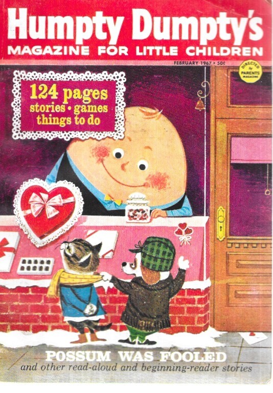 Lot of 8 1967-68 Humpty Dumpty For Little Children INNER PAGES VG+.
