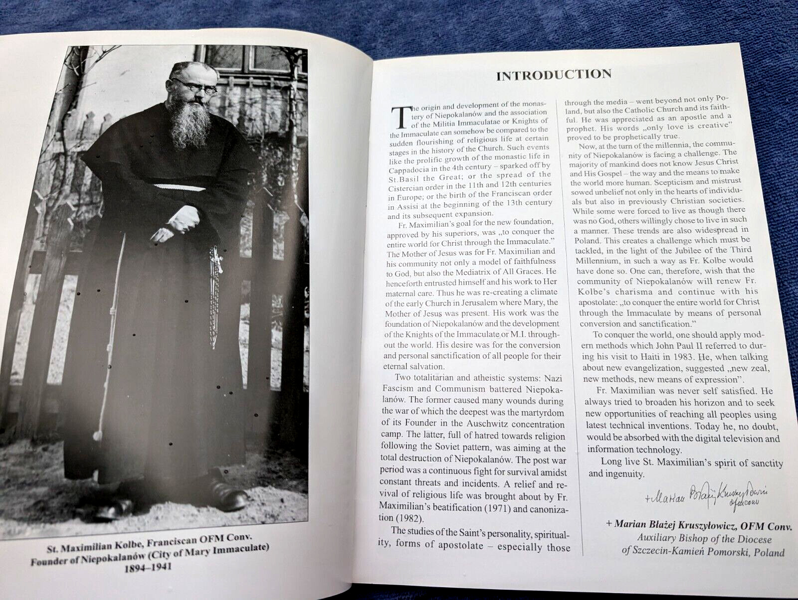 WITH THE IMMACULATE TOWARDS THIRD MILLENNIUM Niepokalanow Monastery Poland 1999