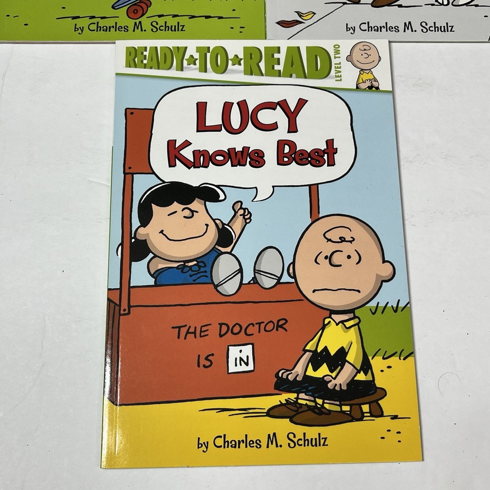 3 Ready to Read Level 2 Time for School Charlie Brown Snoopy Lucy Paperback Book