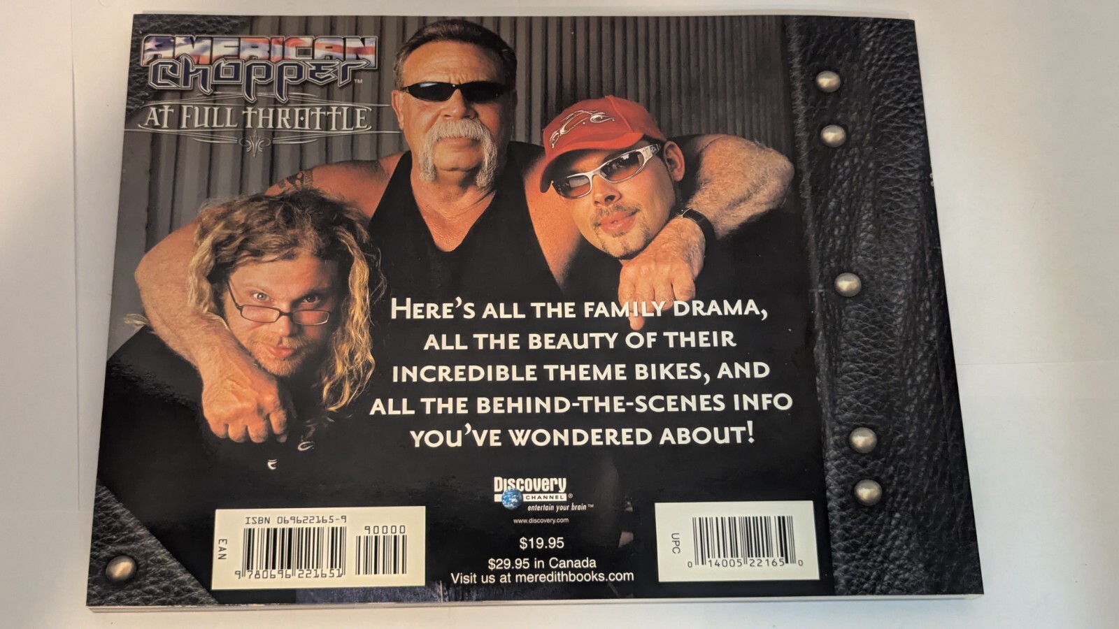 American Chopper At Full Throttle Paperback book 2004 – Orange County Choppers