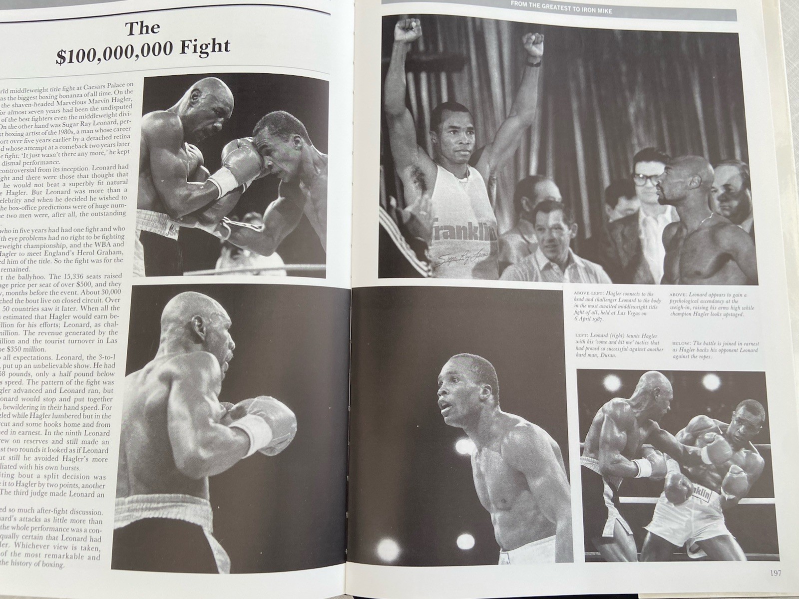 Vintage 1988, “Pictorial History of Boxing” Peter Arnold XL Vg 1st Print FREE SH