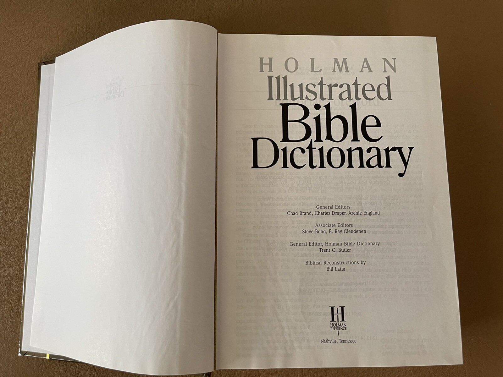 Holman Illustrated Bible Dictionary (2003, Hardcover, Revised edition)