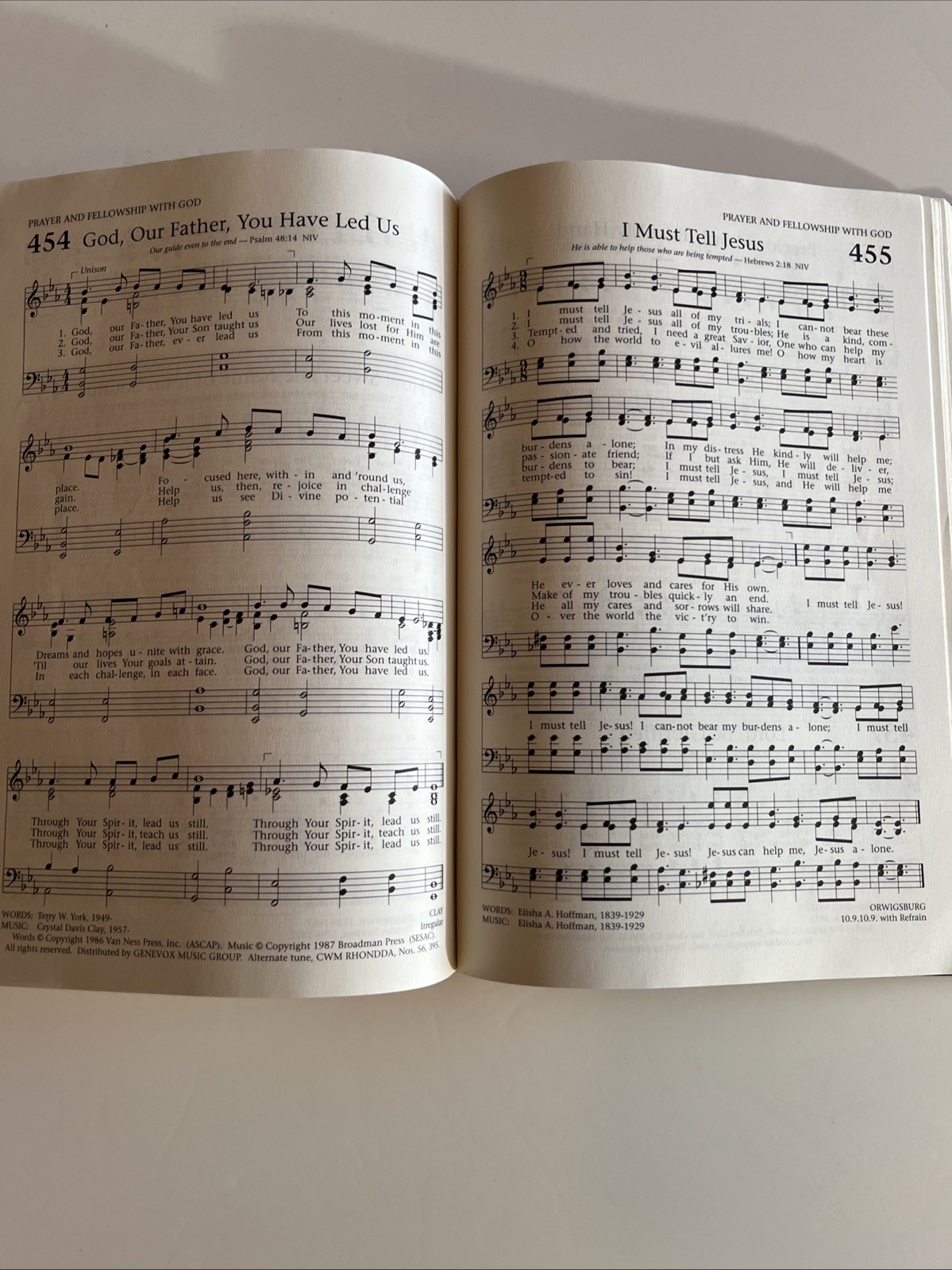1991 The Baptist Hymnal HC, Crimson Dark & Gold – 10th Printing -(Y28)