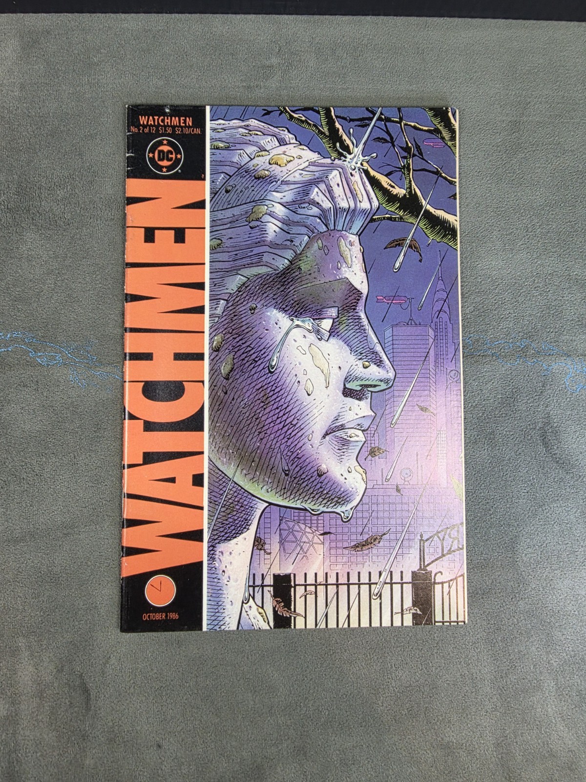 WATCHMEN #2 VF+ Alan Moore Dave GIbbons DC Comics 1986 Dr Manhattan Rorschach A1