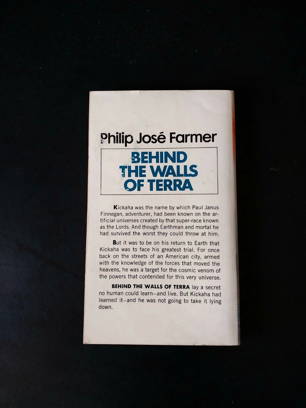 Philip Jose Farmer – Behind the Walls of Terra – Ace Books First Edition 1970