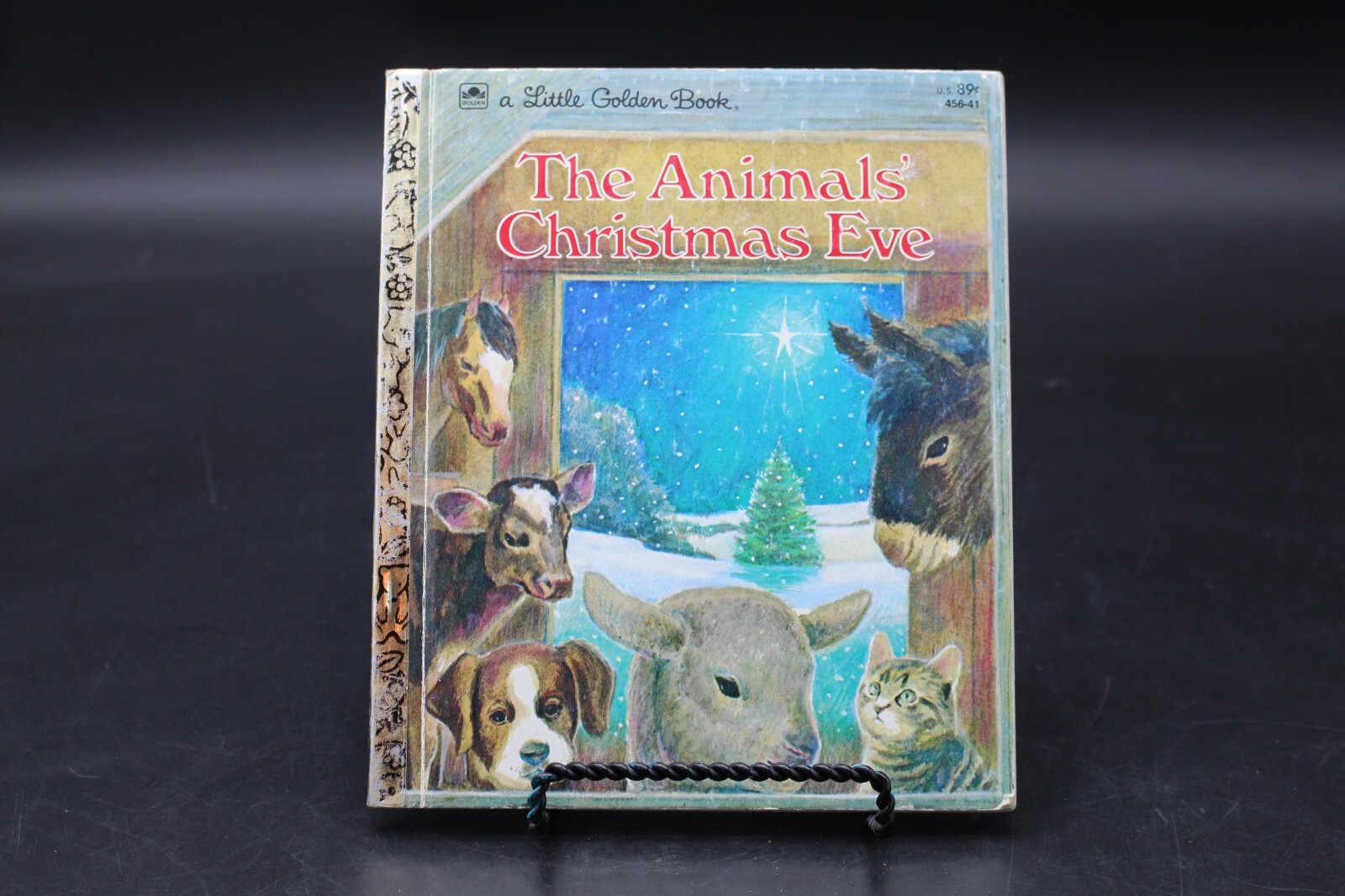 The Animals’ Christmas Eve (456-41) | Little Golden Book | VINTAGE 1977