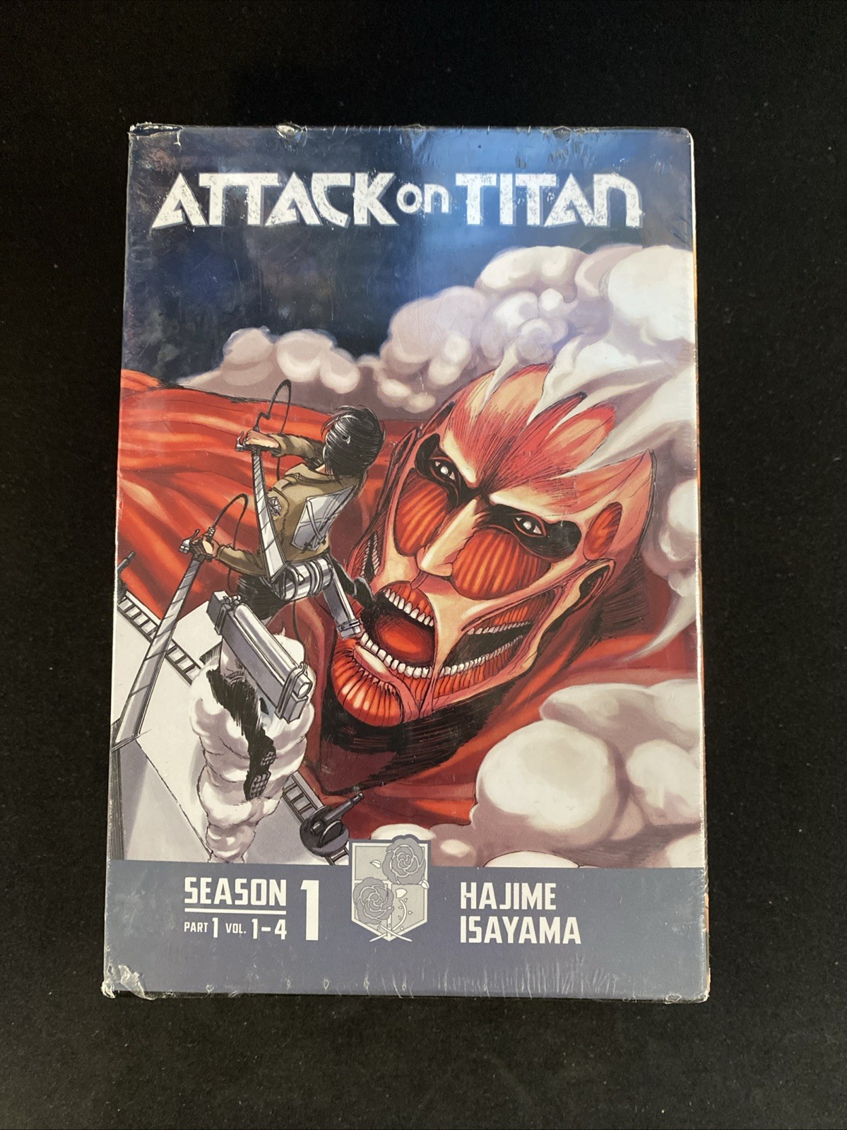 Attack on Titan Season 1 Part 1 Volume 1-4 Manga Box Set of Paperbacks