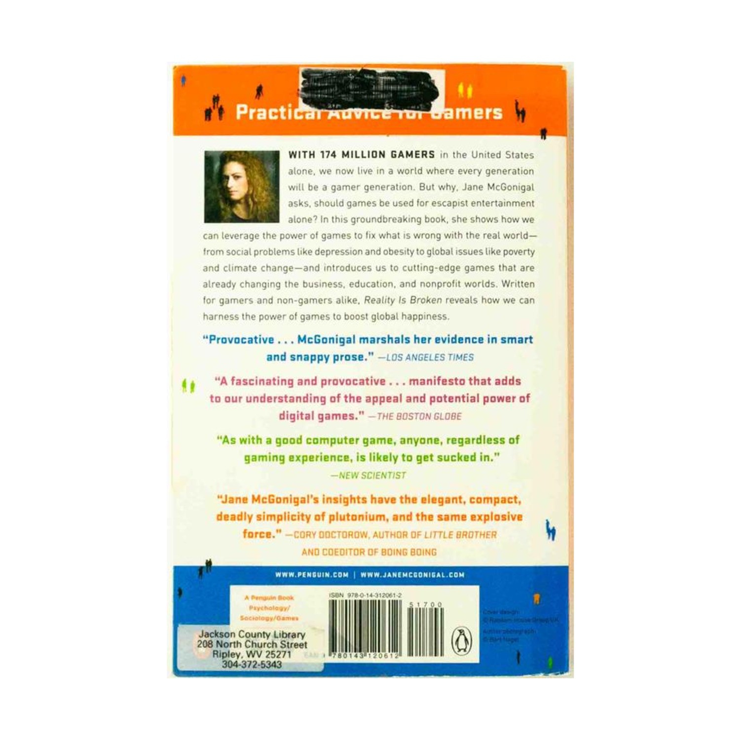 Penguin Pub. Reference Book Reality is Broken VG