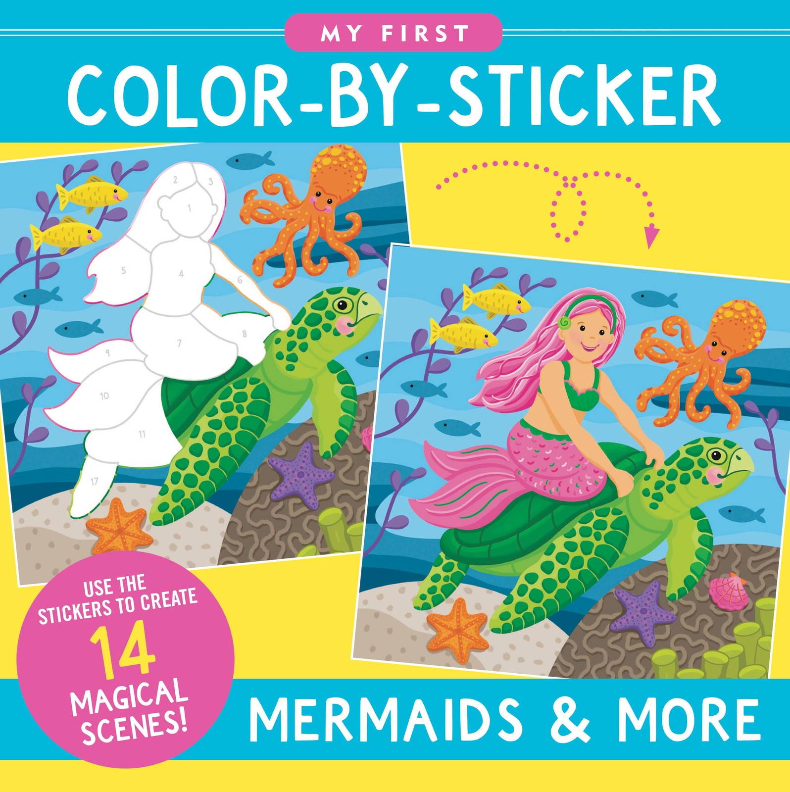 My First Color-by-Sticker – Mermaids & More